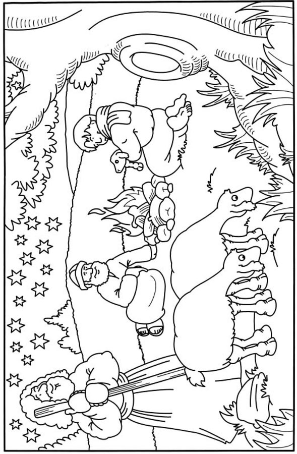 Plansa de colorat cu Crestinism 111
